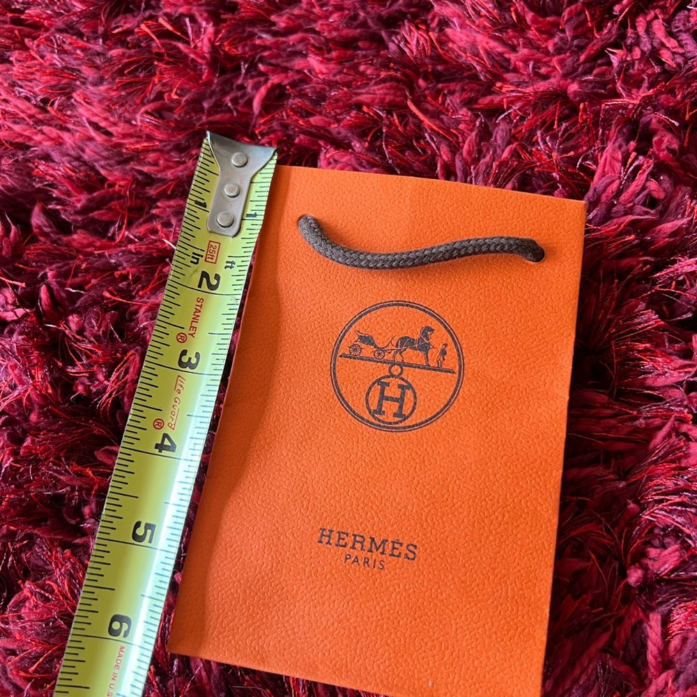 Hermes‎ Orange Gift Bag Small